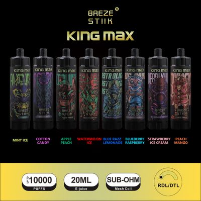 Breze Stiik King Max 10000 Puffs Disposable Vape Pen