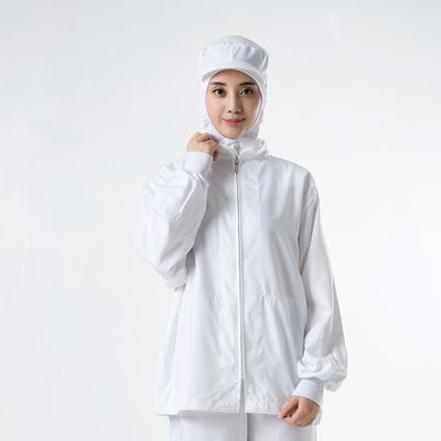 White Long Sleeve Seafood Factory Protective Clothing