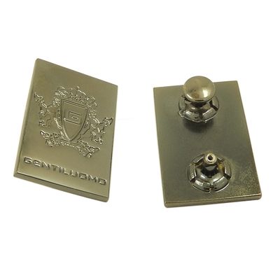Metal Zinc Alloy Tags with Rivets back