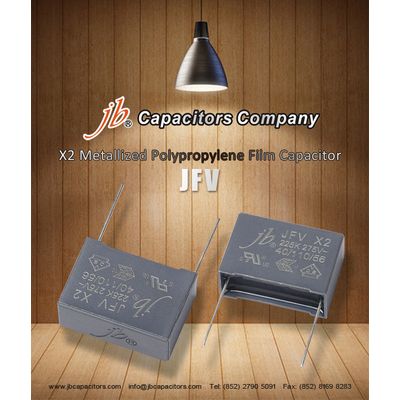JFV -- X2 Metallized Polypropylene Film Capacitor (275VAC)