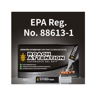 ROACH ATTENTION_US EPA registered cockroach killer