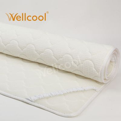 Airflow non bacteria washable 3d mattress cover,cooling mattress pad with elastic band