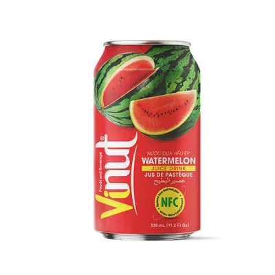 330ml VINUT Hot Selling Tropical Pure Watermelon Fruit Juice Free Sample