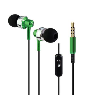 China earphone in ear earpiece and colorful fashion metal earphones for mobile phone