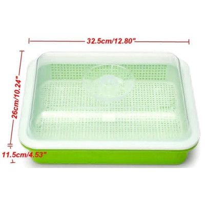 Sprout Growing Trays Plastic Plant Trays Wholesale Microgreen Sprouting Trays