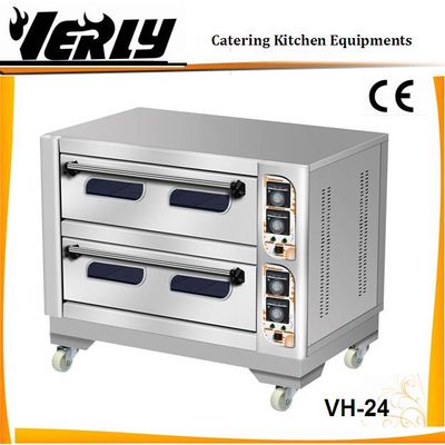 CE certificate 2 tier 4 tray electric deck oven/ bread oven/ electric backing oven