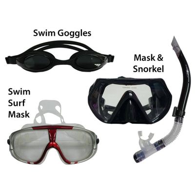 Swim Goggles, Mask & Snorkel
