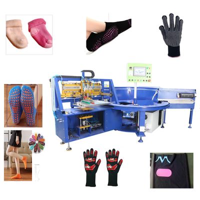 Sock and gloves silicone screen printing machine