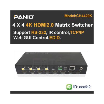 44 HDMI2.0 4K Matrix Switch