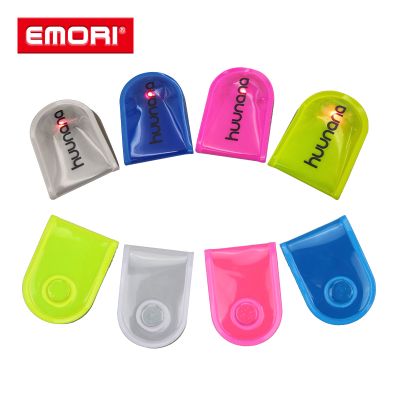 Custom Printed High Visibility Outdoor Night Led Safety Light Reflective Magnetic Clip