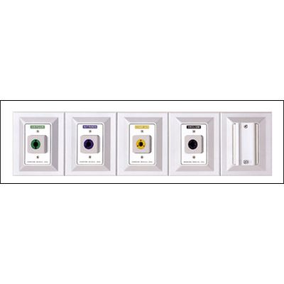 Push type wall outlet