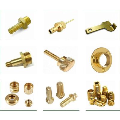 customized cnc machining parts brass material parts