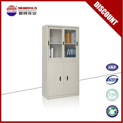 factory produce grey 2 door file cabinet for sale