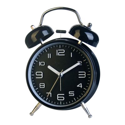Double Bell Ring Quartz alarm table clock
