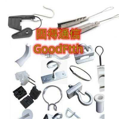 GoodFtth Fiber Fittings Drop Cable Clamp Hook Bracket Plastic&Metal