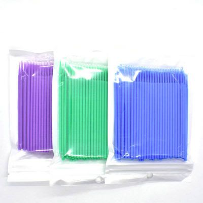 Dental Disposable Cotton Swab Microbrush Dental Applicator Sticks Dentist Products