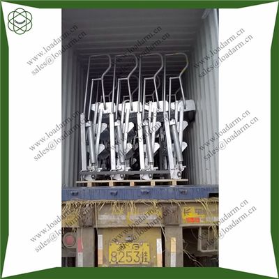 galvanizing folding stair for loading arm on the platform