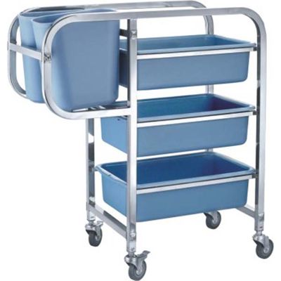 Square Tube Collection Trolley