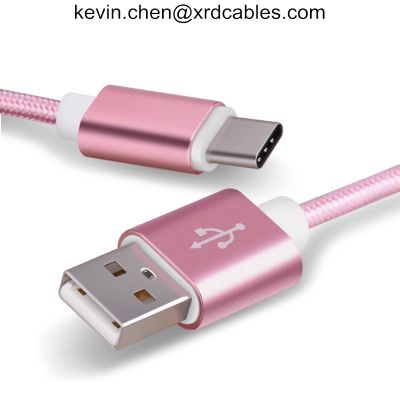 USB type-c cables for xiaomi mi5 Oneplus LG Nexus 5x huawei samsung letv usb type c wire