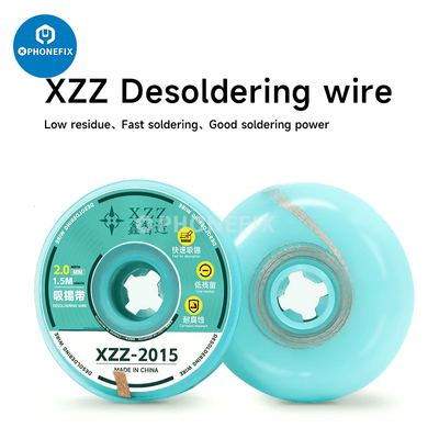 10Pcs XZZ-2015 Desoldering wick no-clean braid pure copper solder wire for cleaning and removing sol