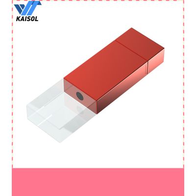OEM grade A chipset crystal usb flash drive with led light
