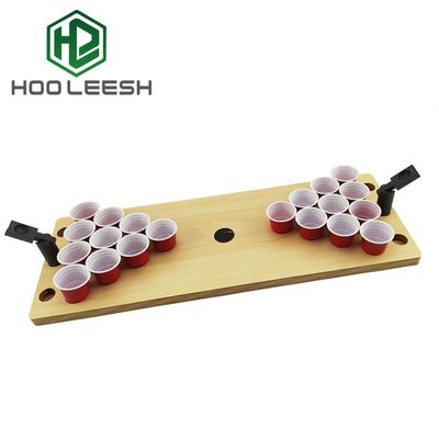 Wholesale Mini Shot Beer Pong Wooden Table Game for On the Go and At Home