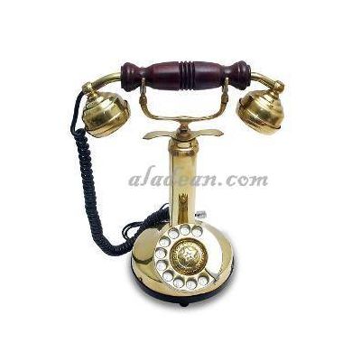 Heavy Brass Ringing Unique Telephone