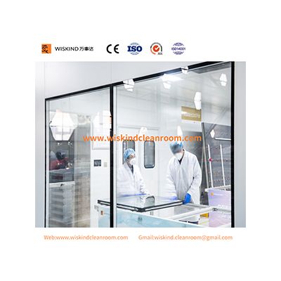 5mm TCK Double Glass Cleanroom Window For Pharmaceutical Clean Room With ISO9001