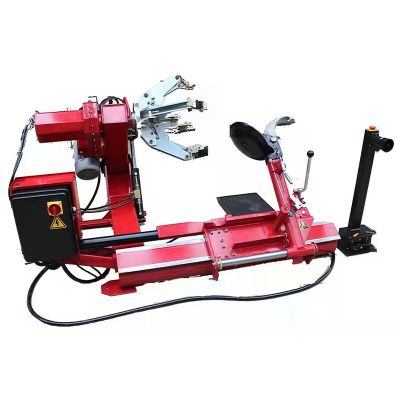 Manual semi-automatic or full-automatic tire removal machine is applicable to truck tire