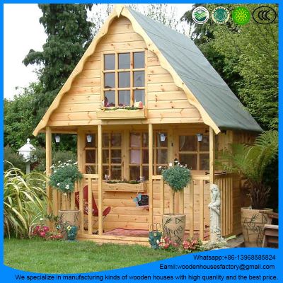 Brand new prefab wooden garden house/log cabin/green house