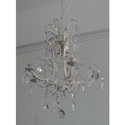 antique white crystal chandeliers/5 lights crystal chandeliers/chandeliers/crystal chandeliers