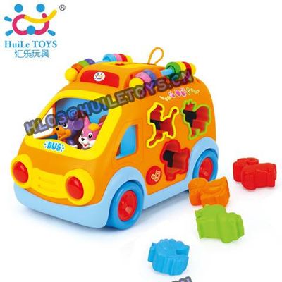 HUILE Electrical Educational Toy Bus