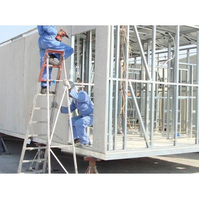 The applications of light steel structures for flat pack containers