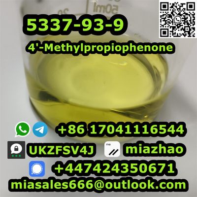 4'-Methylpropiophenone CAS:5337-93-9 custom clearance hot sale yellow liquid in stock