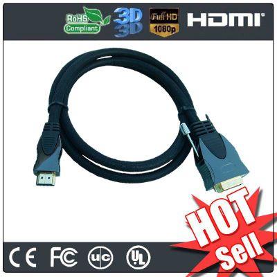 High definition 24+1 DVI to 1.4V HDMI cable