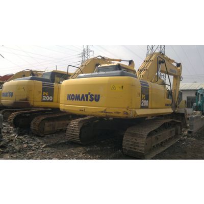 cheap second hand komatsu PC200-7 excavator