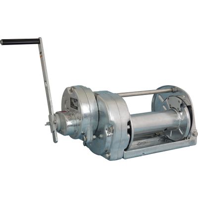 Steel Hot Dip Galvanizing Rotating Hand Winches: Model GM-30-GS-SI (3,000kgf)