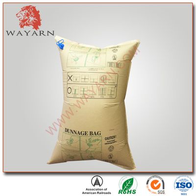 Manufacture Kraft paper inflatable air dunnage bag with SGS certification