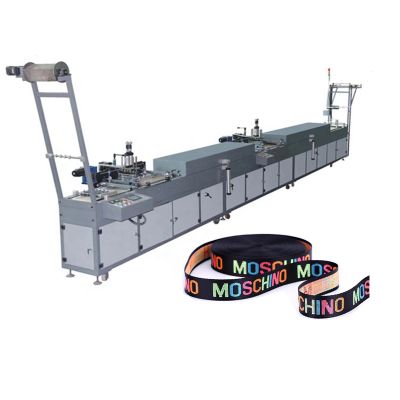 Elastic tape silicone printing machine for antislip