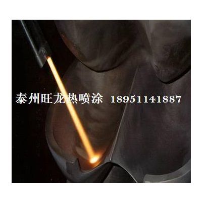 HVOF thermal spray coating with tungsten carbide powder