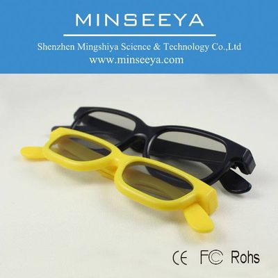 Real D plastic polarized 3D glasses for children