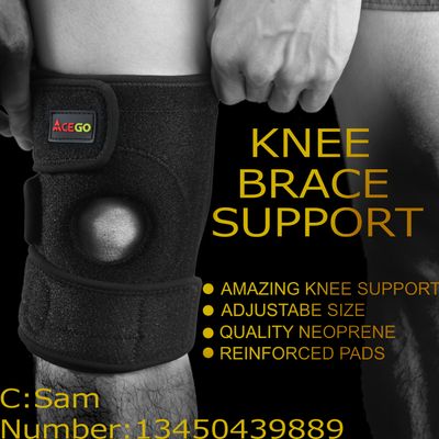 High Quality Neoprene and Nylon Breathable Knee support Brace