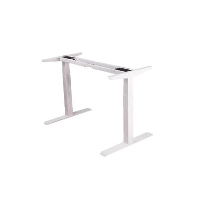 WK-2B3 3-Section Square Tube Without Holes Standing Electric Double Motor Lift Desk