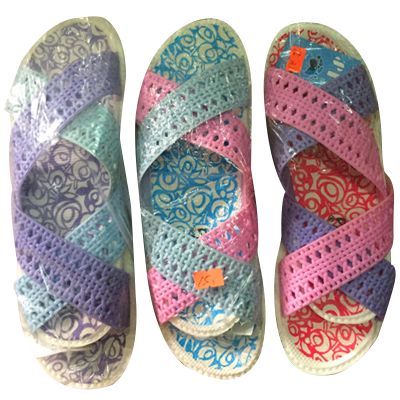 Women's slipper, three colours