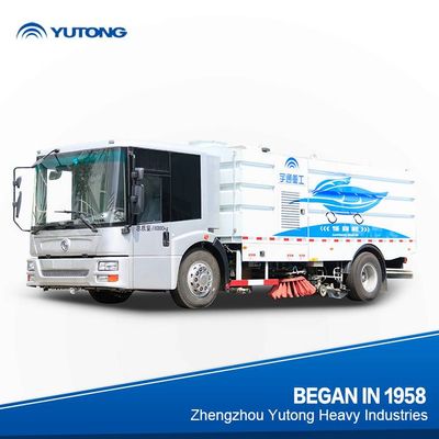 cleaning and sweeping truck