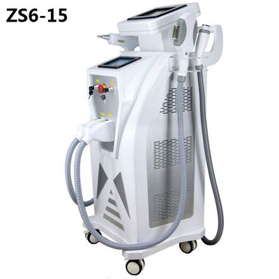 ZS6-15 4 IN 1 E-light+IPL OPT SHR+ND YAG Laser+ RF Multifunction Beauty Machine with CE