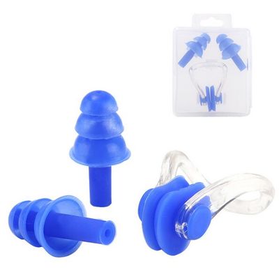 EchoFlove swimming ear plugs Soft Swim nose clip Ear Plugs Diving Swimming Earplug Nose clip