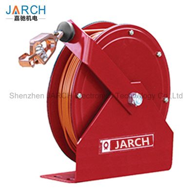 100ft. Spring Rewind Grounding Static Discharge Cable Reel for plane fuel truck