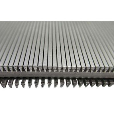 Wedge wire screen panel for industrial filtration
