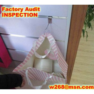 Gift Bags Boxes Pre-shipment Quality QC inspection services QC Check third Party on-site China
